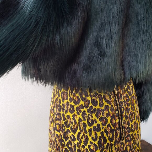 Monster High Movie Screen Worn Wardrobe Clawdeen Cheetah Leapord Gold Skirt - Picture 6 of 16